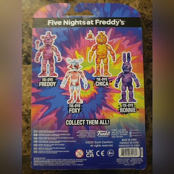 Five Nights at Freddy's Tie-dye Chica Funko Figure - Picture 3 of 4
